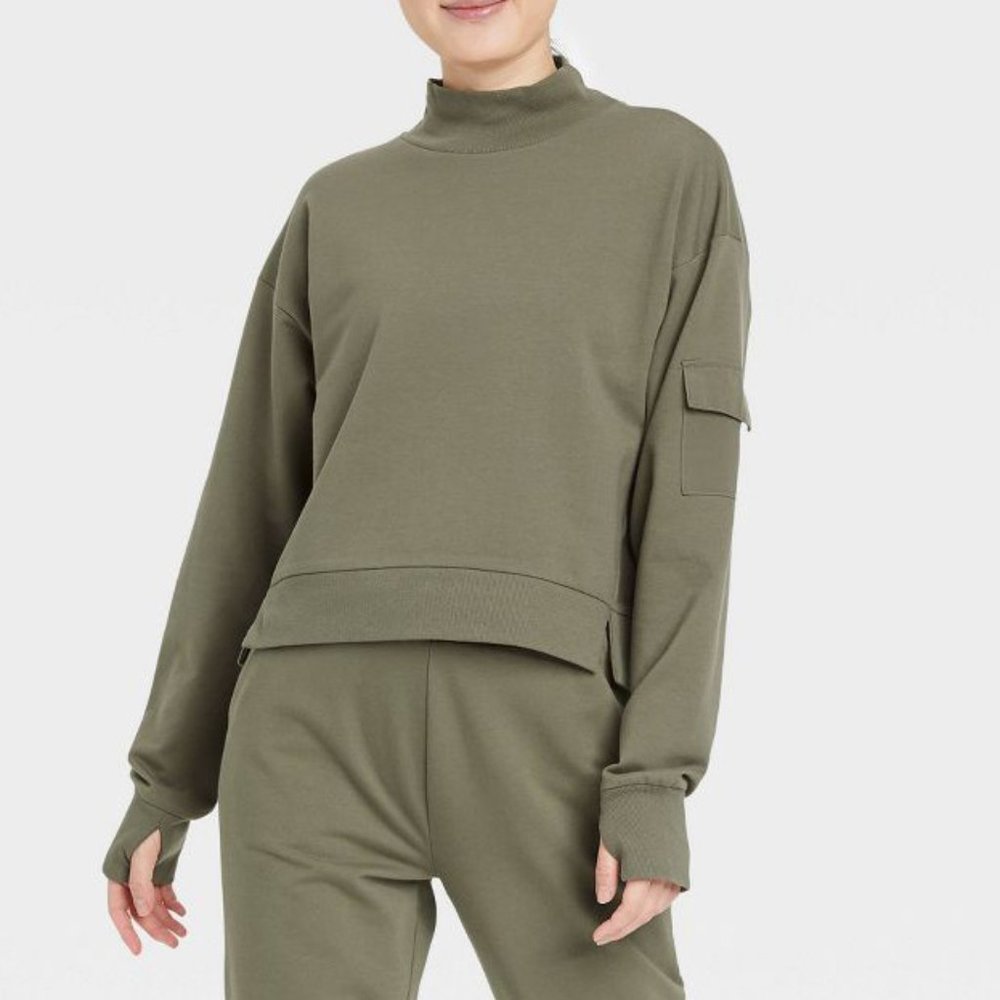 Women's French Terry Butter Wash Sweatshirt (S) (XL)